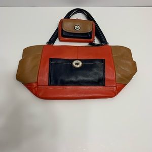 Coach purse with matching wallet